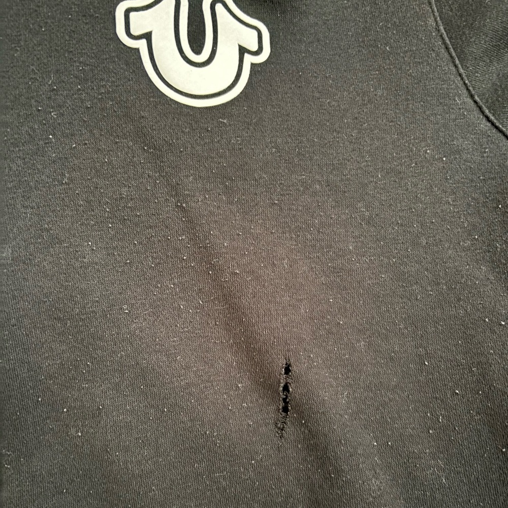 Black True Religion Zip Up Hoodie - Picture 4 of 4